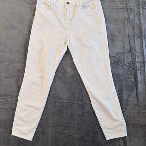 J Brand Skinny Jeans Women’s White Size 25 High Rise Stretch Denim